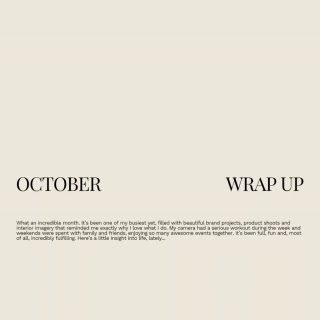 October / 

A whirlwind of a month! One of the busiest I've had to date. Filled with dream projects in all 3 categories of brand, product and interior. 

My camera got a serious workout but my heart is so full. So many cool shoots with incredible brand owners and fun-filled days and nights with friends and family. 

November is another fully booked month, and I cannot wait! Both new and returning clients, and Im so ready!

Now booking for January and beyond 🙌🏼 DM or visit hueandluxe.com.au 💬 

#brandphotography #brandphotoshoot #perthcontentcreator #perthcontentcreation #perthcommercialphotographer #ecommercebusiness #ecommercephotography #brandmarketing #perthcreatives #brandphotoshoot #contentcreationforbusiness #brandpartner #perthfemaleentrepreneurs #perthbeauty #perthphotographystudio #commercialphotography #ecommercephotography #ecommercebusiness #ecommercephotoshoot